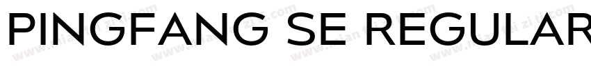 PINGFANG SE REGULAR字体转换